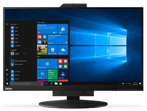 Lenovo ThinkCentre Tiny-In-One 27" 16:9 Non-touch  IPS 2561x1440 6ms 1000:1 350cd/m2 178/178 //HDMI-in/DP-in//IR Camera/Speakers, LTPS (Reply.10YFRAT1EU)