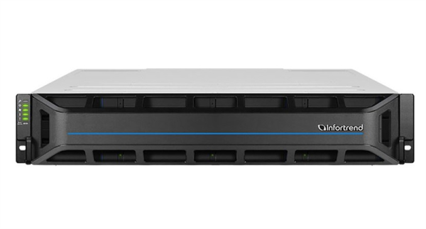 Infortrend EonStor GS 3000 Gen3 2U/12bay Dual controller 4x12Gb/s SAS, 4x25GbE(SFP28)+4xhost board, 4x4GB,2x(PSU+Fan), 2x(SuperCap.+Flash), 12xbay and 1xRMkit (GS 3012R3-D)