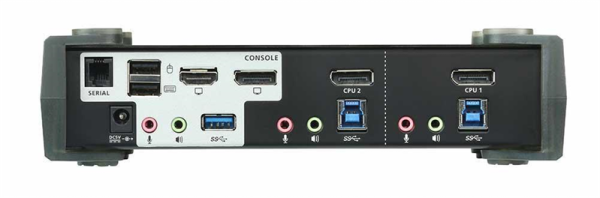 ATEN 2P USB 3 4K DisplayPort MST KVMP Switch