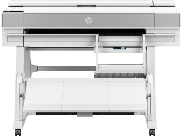 HP DesignJet T950 Printer (36",4color,2400x1200dpi,1Gb, 21spp A1, 120 A1 p/hr, max roll d 140mm, GigEth/Wi-Fi,stand,mediabin,roll/sheetfeed,tray50 (A3/A4), autocutter, 40 sheet L.F. Stacker, white)