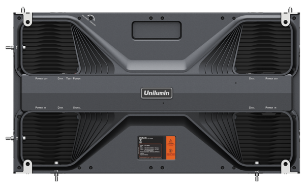 Cabinet Unilumin LED series ULW III indoor. Pixel pitch – 1.875 mm, brightness - 600 cd/m2, dimensions - 600x337,5mm