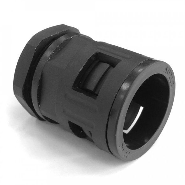 Муфта вводная для гофрированных труб чёрная ВМ-ГТ-20