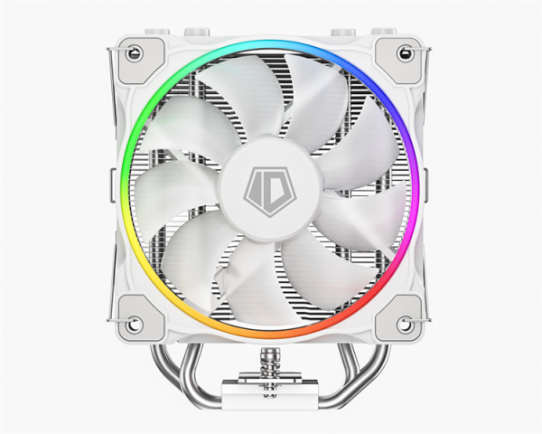ID-COOLING SE-214-XT ZF WHITE LGA1700/1200/115X/AM5/AM4 (16шт/кор, TDP 180W, PWM, 4 тепл.трубки прямого контакта, FAN 120mm, Addressable RGB LED, белый) RET