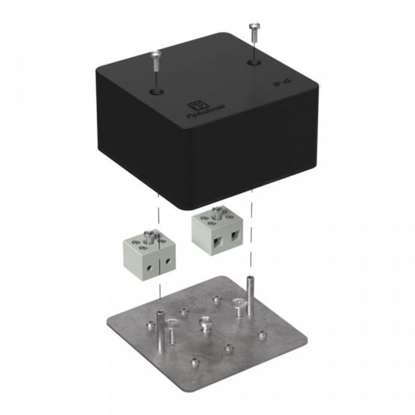 Коробка огнестойкая для кабель-канала 40-0460-FR6.0-4 Е15-Е120 RAL9005 85х85х45 (44 шт/кор)