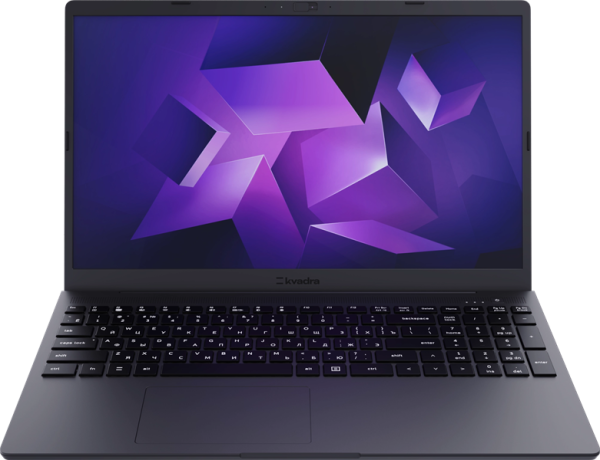 KVADRA NAU LE15T Core i7 1255U ,15,6" FHD (1920x1080) IPS,32Gb DDR4-3200(2), 1Tb SSD,55Wh,1.8kg,1YW,FHD Webcam,WiFi/BT, noOS, Графит, МПТ