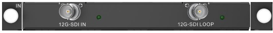 H_1x12G SDI input card