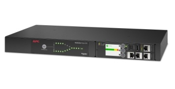 APC Rack ATS, 230V, 16A, C20 in, (8) C13 (1) C19 out (rep. AP4423, AP7723)