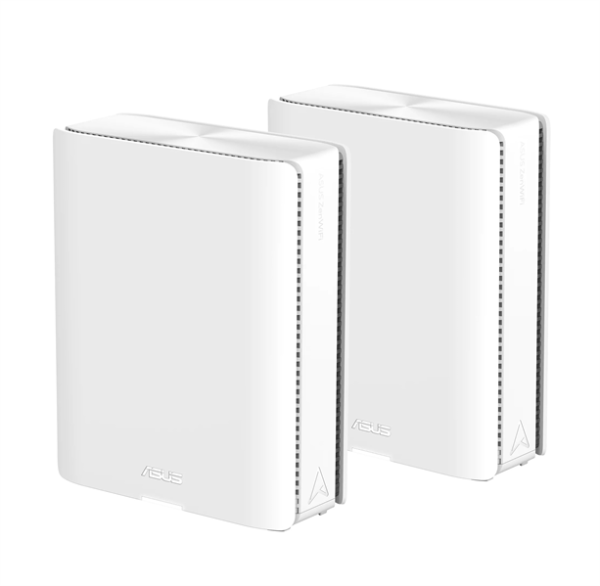 ASUS BQ16 (W-1-PK)//2 access point /802.11b/g/n/ac/ax/be, 1376 + 11529Mbps, 2,4 + 6 gGz, white