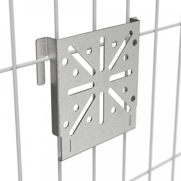 Монтажная пластина на 3Д-забор для крепления ЭМК HDZ
