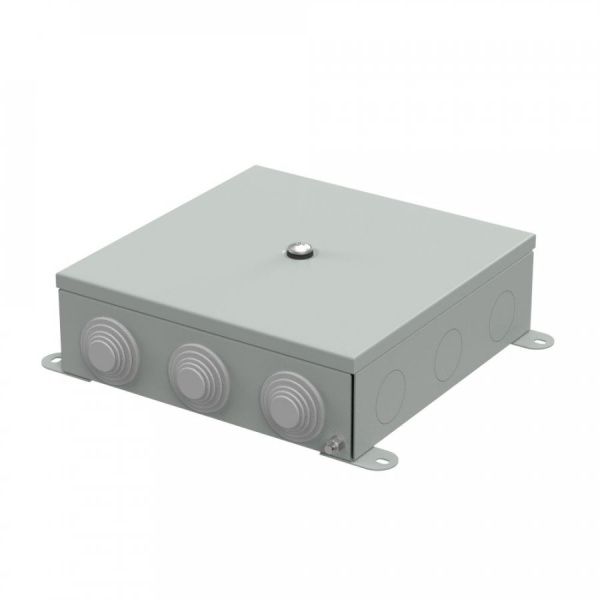 Коробка металлическая серая 200х200х65 (4 шт/кор) Коробка металлическая серая 200х200х65 (4 шт/кор)