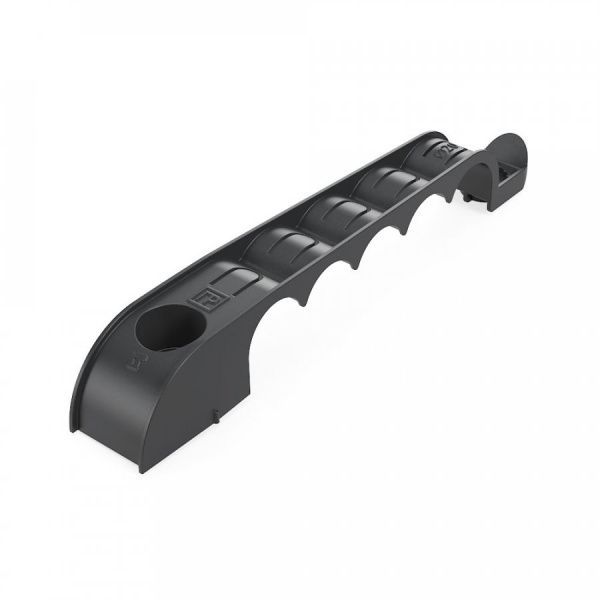 Держатель труб для прямого монтажа односторонний на 5 мест чёрный d20 (20шт/160шт уп/кор)