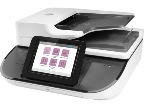 HP Digital Sender Flow 8500 fn2 Document Capture Workstation (A4,100ppm,600x600 dpi,24 bit, USB, LAN, ADF 150 sheets, Duplex, repl.L2719A)