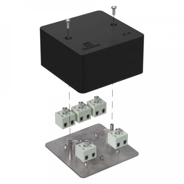 Коробка огнестойкая для кабель-канала 40-0460-FR2.5-10 Е15-Е120 RAL9005 85х85х45 (44 шт/кор)