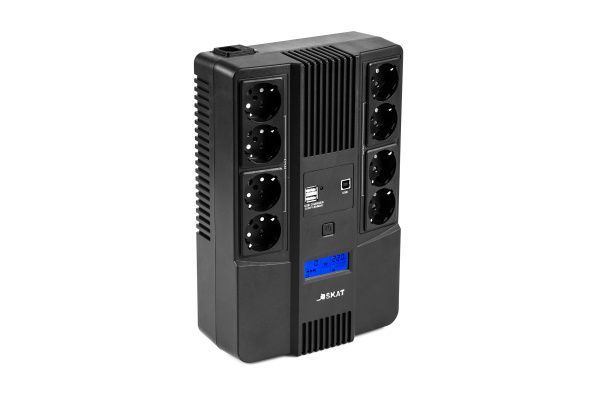 Источник бесперебойного питания SKAT-UPS 1000-AID-IN-1x9-8