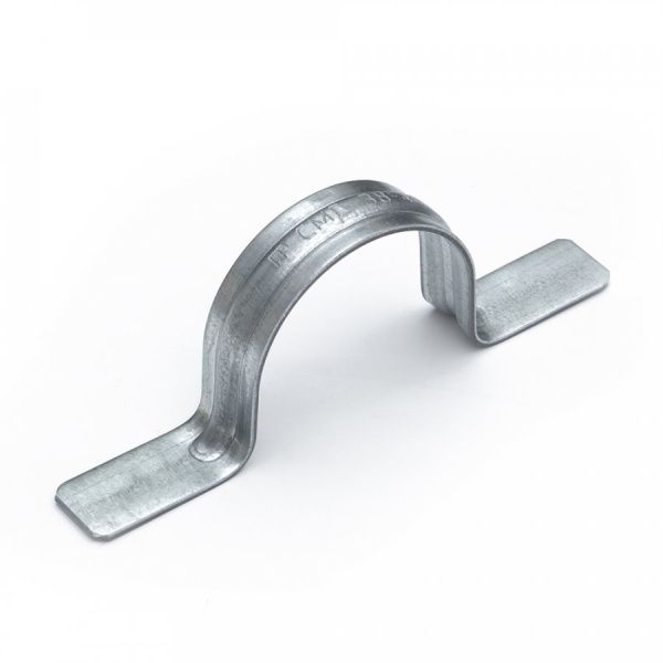 Скоба металлическая двухлапковая СМД d31-32 мм для монтажного пистолета (без отверстий) (50шт/600шт уп/кор)