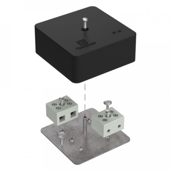 Коробка огнестойкая для кабель-канала 40-0450-FR10.0-4 Е15-Е120 RAL9005 75х75х30 (87 шт/кор)