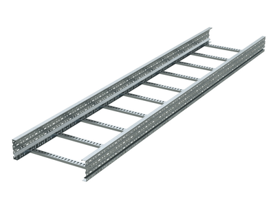 Лоток лестничный 200x500, лонжерон 2 мм, L 6 м, горячий цинк