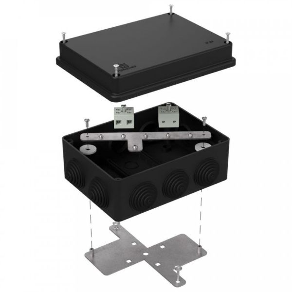 Коробка огнестойкая для о/п 40-0310-FR6.0-4 Е15-Е120 RAL9005 150х110х70 (6 шт/кор)