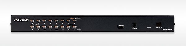 16-Port Multi-Interface Cat 5 KVM-оборудование Switch