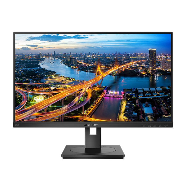 27" Philips 275B1 2560x1440, WLED, 16:9, IPS, 350cd, 1000:1, 50M:1, 4ms, 178/178, DVI, HDMI, DP, USB-B, 3xUSB 3.2, 75Hz, Speakers, HAS, Pivot, Tilt, Swivel, Внутр, VESA, Black, 3y