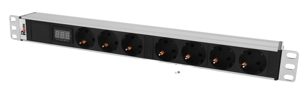 ЦМО Гор блок розеток Rem-32, 1х32А, амп, 7S, 19", колодка
