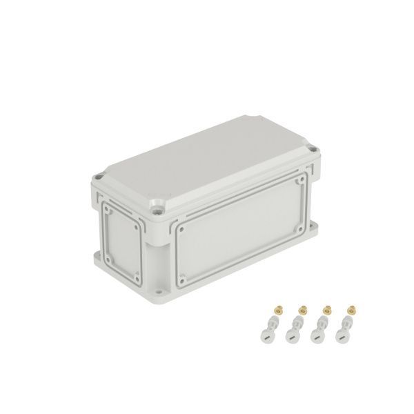 Корпус RAM box без МП 300х150х146 мм, с фланцами, непрозрачная крышка высотой 21 мм, IP66/IP67