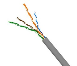 TWT UTP, серии XL, 4 пары, Кат.5e, PVC, серый, 305 метров