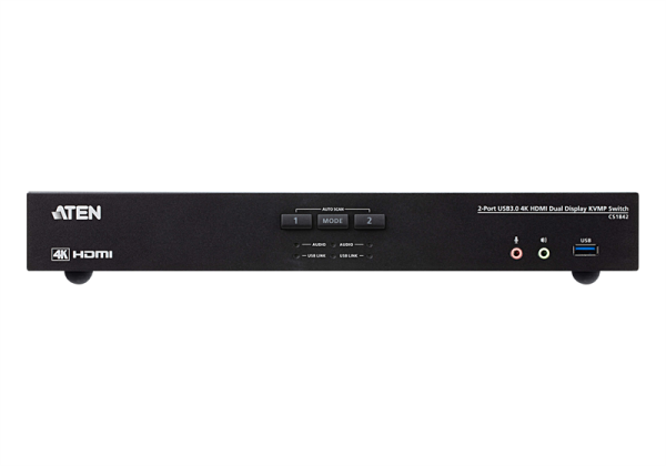 ATEN 2-Port USB3.0 4K HDMI Dual Display KVMP Switch
