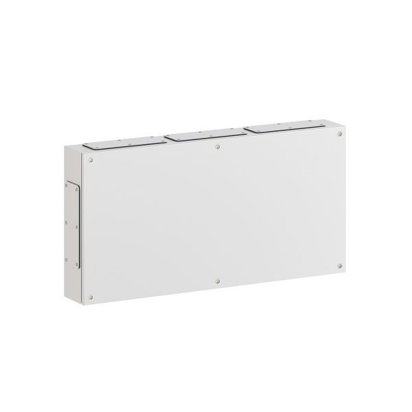 Корпус клеммный металлический SDE ВxШxГ 800x400x120 мм с фланцами, IP66