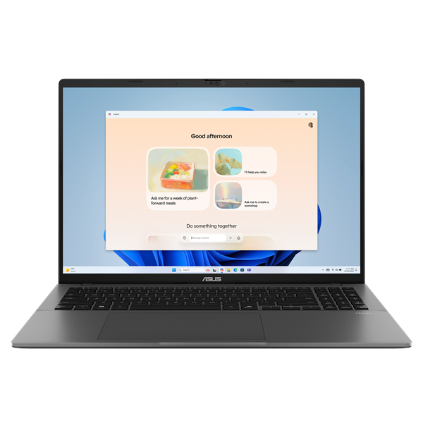 ASUS Vivobook S16 S3607CA-SH100 Intel Core Ultra 5  225H 1.7 GHz /DDR5 16GB 512GB PCIE G4 SSD /Intel UHD Graphics 16" OLED WUXGA  (1920 x 1200) 16:10/Without OS/ 1.66 kg/Matte Gray