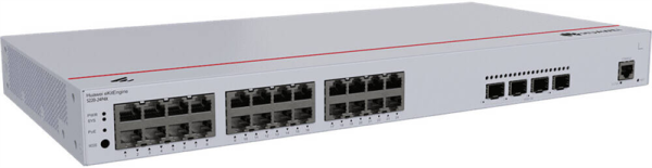 HUAWEI eKit S220-24P4X (L2, 24*10/100/1000BASE-T ports(400W PoE+), 4*10GE SFP+ ports, built-in AC power)