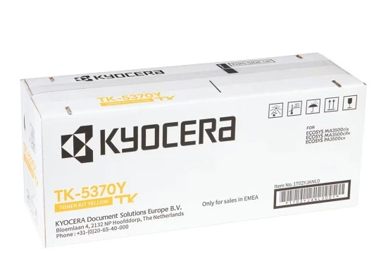 Kyocera Тонер-картридж TK-5370Y для ECOSYS MA3500cifx/MA3500cix/PA3500cx жёлтый (5000 стр.)