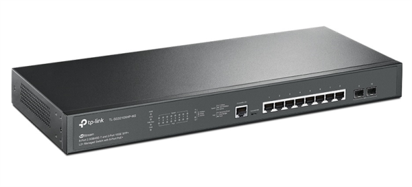 TP-Link SG3210XHP-M2, Omada 8-Port PoE+ 2.5GBASE-T L2+ Managed Switch with 2 10GE SFP+ Slots