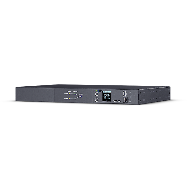 ATS CyberPower PDU24005 Metered, 1U type, 16Amp, plug IEC 320 C20, (8) IEC 320 C13 (2) IEC 320 C19
