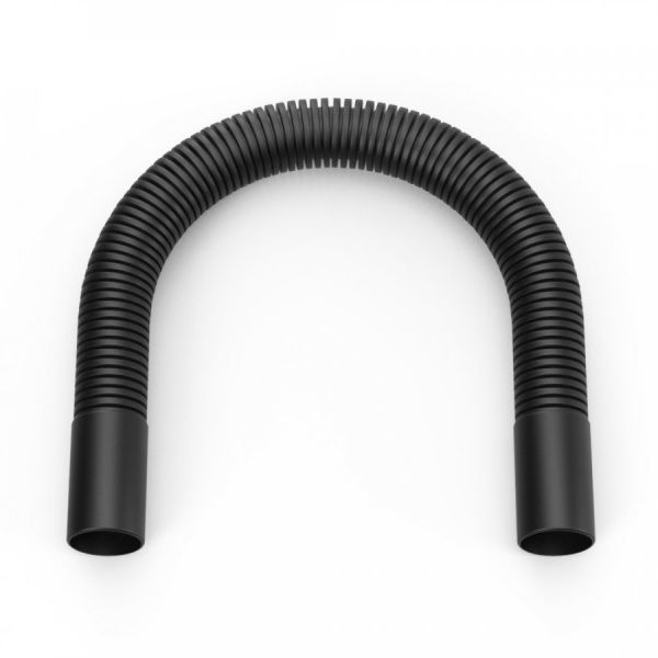 Поворот гибкий гофрированный универсальный чёрный d32 мм (15шт/75шт уп/кор)