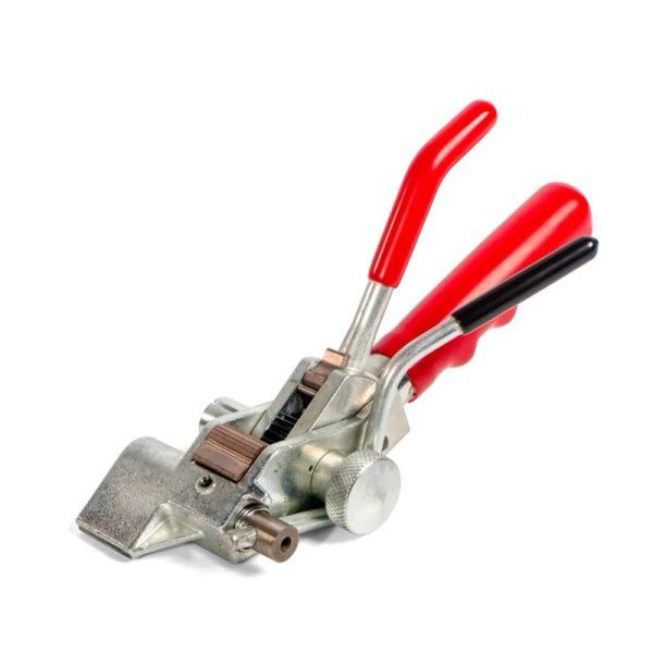 Инструмент с храповым механизмом для натяжения стальной ленты на опорах ВЛИ и крепежа тары ИНСХ-20