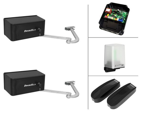 DOORHAN ARM-320PRO Комплект для распашных ворот до 4 м., ARM-320PRO/Black-KIT