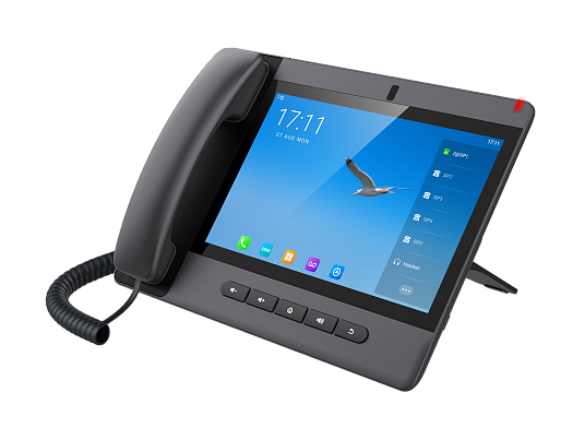Fanvil Android 9.0 Built-in Adjustable 8MP Camera with a Privacy Cover10-party Audio Conference,3-party Video ConferencPTM handsetDual Gigabit ports, PoE IntegratedHD Voice20 SIP Lines