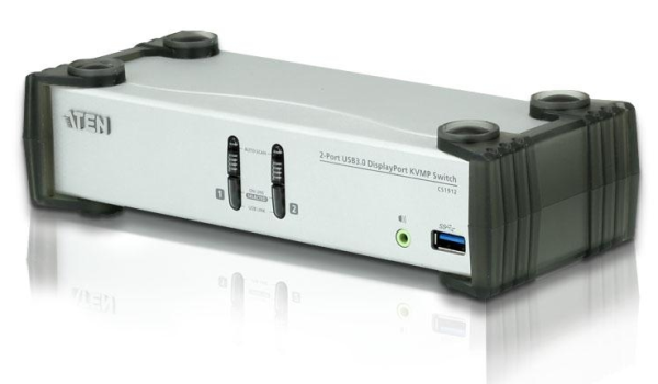ATEN 2-Port USB 3.0 DisplayPort KVMP™ Switch (Cables included)