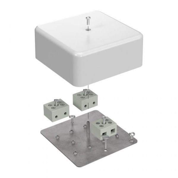 Коробка огнестойкая для кабель-канала 40-0470-FR10.0-6 Е15-Е120 RAL9003 103х103х45 (22 шт/кор)