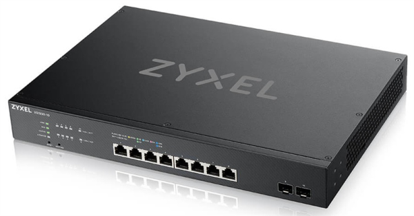 Мультигигабитный Smart L3 Lite коммутатор Zyxel NebulaFlex XS1930-10, rack 19", 8xRJ-45: 1/2,5/5/10G, 2xSFP+