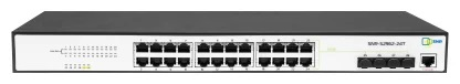 SNR Управляемый коммутатор уровня 2, 20 портов 10/100Base-TX, 4 порта 10/100/1000Base-T и 4 порта 100/1000BASE-X (SFP)