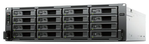 Synology Rack 3U QC3,35GhzCPU/8Gb(32)/RAID0,1,10,5,6/16hot plug (3,5' or 2,5')/upto 28hp with RX1225RP/2xUSB3.2/2xGbE/1x10GbE (1xExp.)/iSCSI/2xPS/no rail/1YW repl RS2821RP+