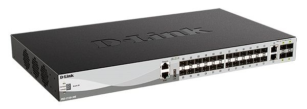 PROJ Управляемый L3 стекируемый коммутатор, 24x1000Base-X SFP, 2x10GBase-T, 4x10GBase-X SFP+, CLI, порт управления 1000Base-T, консольный порт RJ-45, 1xUSB, RPS, поддержка Dying Gasp
