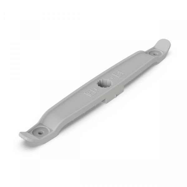 Держатель плоского кабеля двусторонний для прямого монтажа на 8 мест серый (20шт/300шт уп/кор)