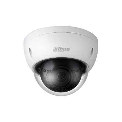 DAHUA Уличная купольная IP-видеокамера2Мп; 1/2.8” CMOS; объектив 2.8мм; механический ИК-фильтр; чувствительность 0.01лк@F2.0; сжатие: H.265+, H.265, H.264+, H.264, MJPEG; 2 потока до 2Мп@25к/с; ИК-по
