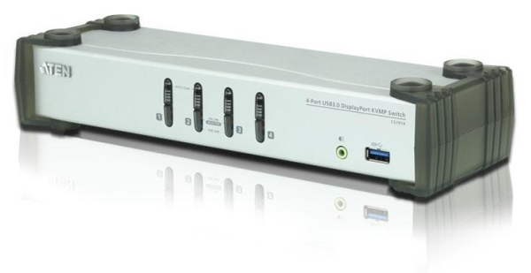 ATEN 4-Port USB 3.0 DisplayPort KVMP™ Switch (Cables included)