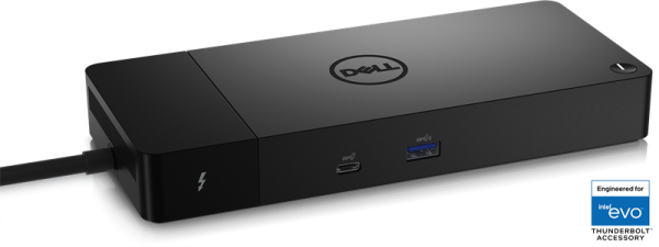 Dell Dock WD22TB4 Thunderbolt™; 180W (USB-C) (2xDP 1.4; 1xHDMI 2.0; 2 x Thunderbolt 4; 2xUSB-C; 3xUSB-A; 1xRJ-45) (без EU кабеля)