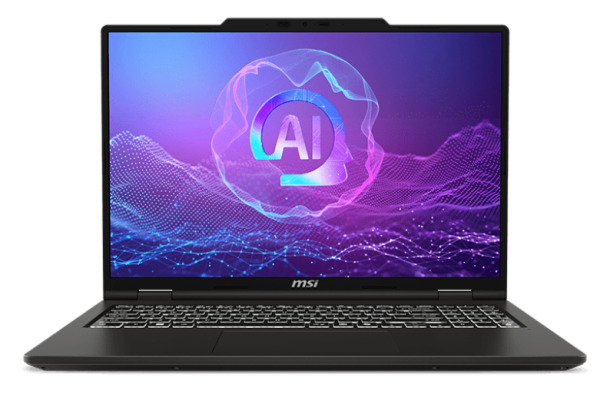 MSI Venture A16 AI+ A3HMG AMD Ryzen AI 5 340  16" 16:10 2K OLED (2048*1280) 120Hz,DDR5 16GB (8GB*2),512GB SSD, Intel Arc Graphics,75Whr,1,9kg,1y,Dos,Solid Gray