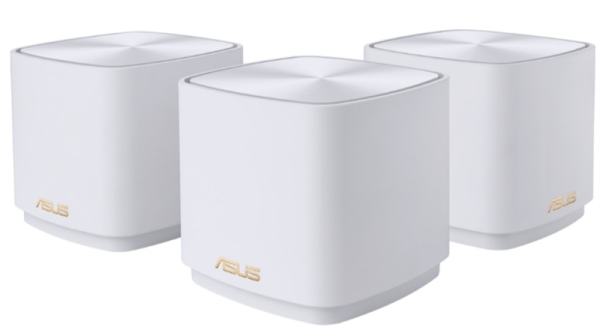 ASUS XD5 (W-3-PK) // AX3000 // 3 pack  // 574 + 1201Mbps, 2,4 + 5 gGz, white
